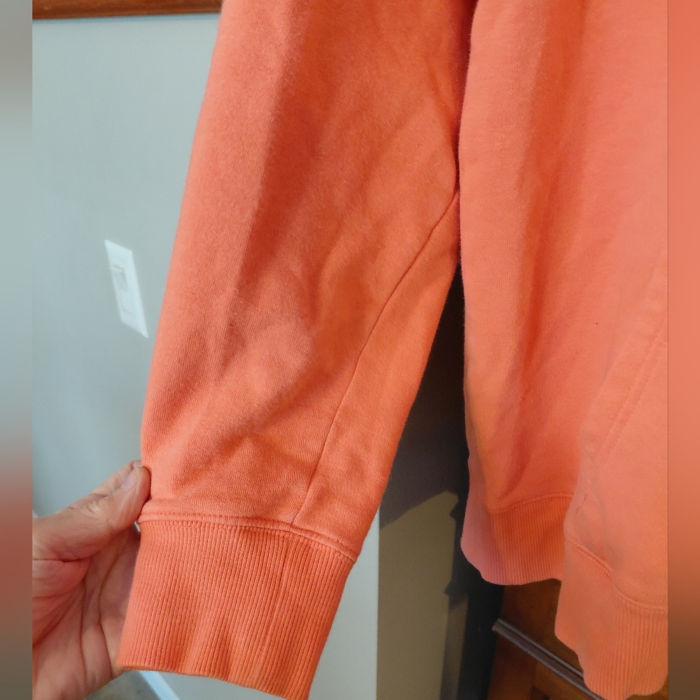 The North Face Orange Hoodie Sweatshirt - Picture 6 of 9